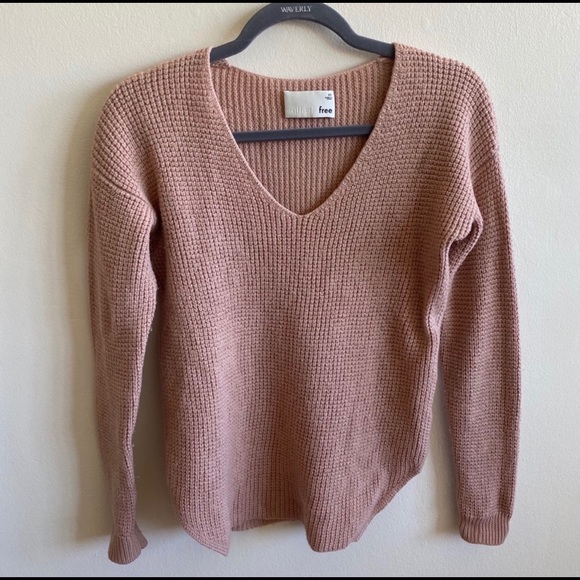 Aritzia Sweaters - Aritzia Wilfred Wolter Blush Pink Knit Sweater XS